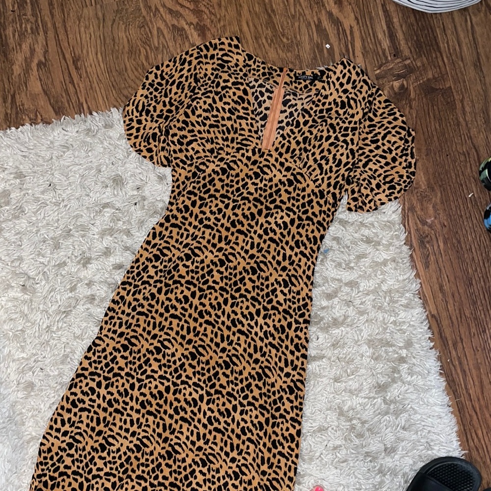 Nasty Gal long slit maxi dress